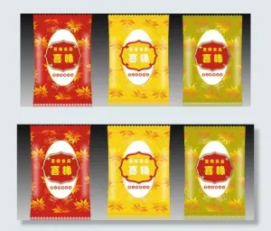 喜缘糖果包装设计图片