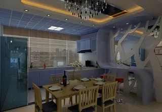 餐厅厨房设计图片