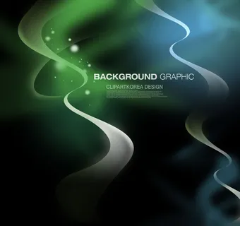 绿色幻影流线背景PSD分层素 绿色幻影流线背景PSD分层素