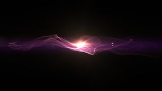 暗紫色的线和能量运动背景 视频免费...