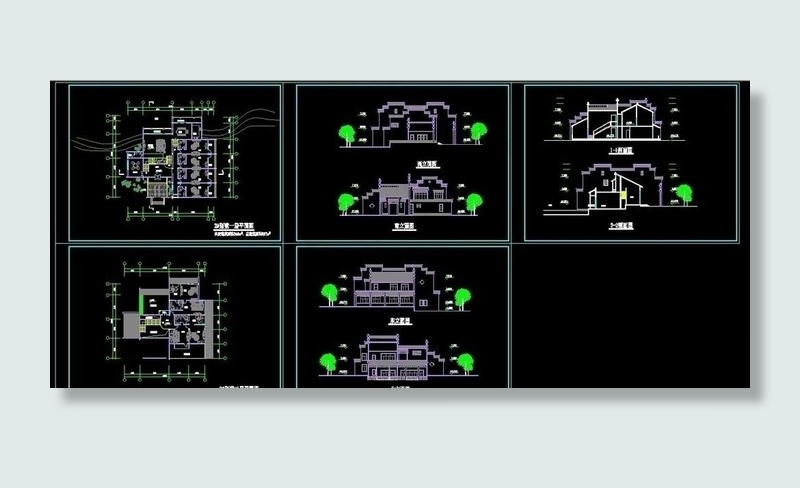 别墅建筑CAD图