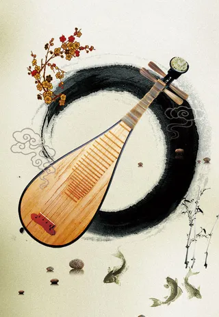 中国风琵琶素材
