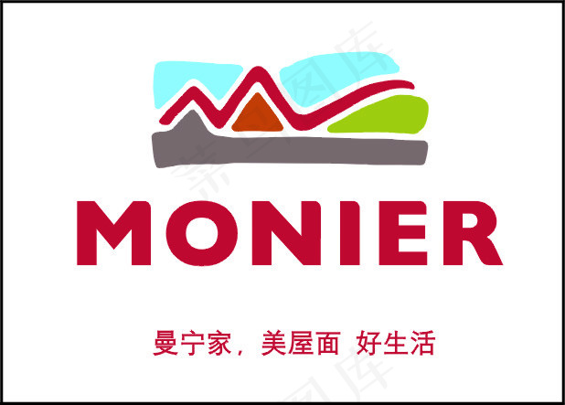 曼宁家屋面系统标志cdr矢量模版下载