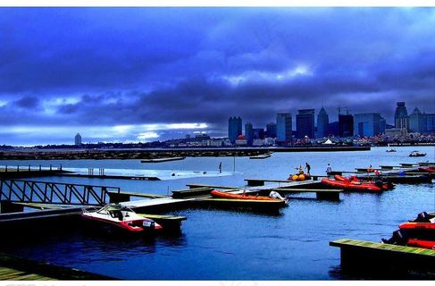 奥帆基地景色图片