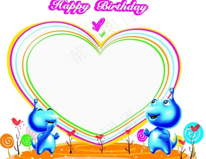 儿童生日板块图片