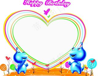 儿童生日板块图片