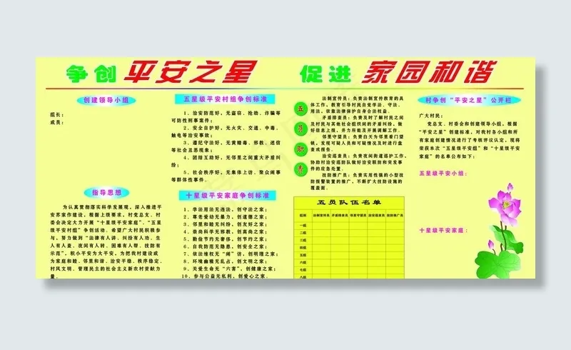 新农村建设图片psd模版下载