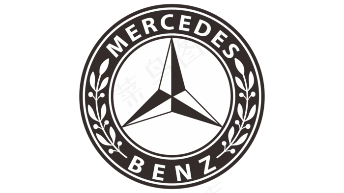 奔驰标志免抠png透明图层素材