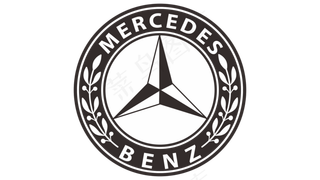 奔驰标志免抠png透明图层素材