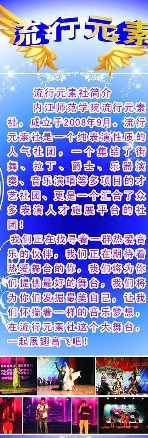 流行元素 协会 内江师范学院 设计...