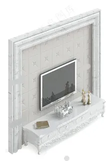 电视柜模型模板下载