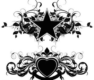 欧式花纹欧美花纹盾牌图片