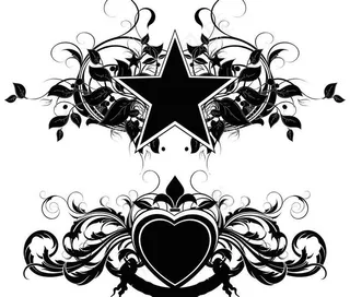 欧式花纹欧美花纹盾牌图片