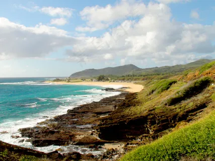大海沙滩图片 大海沙滩图片