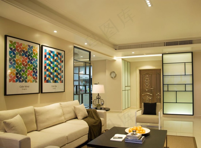 中式客厅装修设计效果图