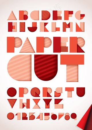 字体设计的43系列矢量素材