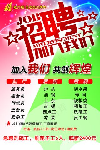 招聘海报