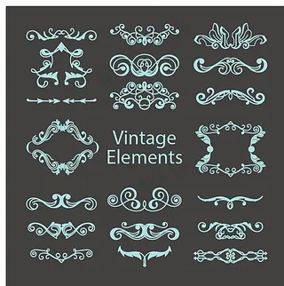 欧式花纹边框图片