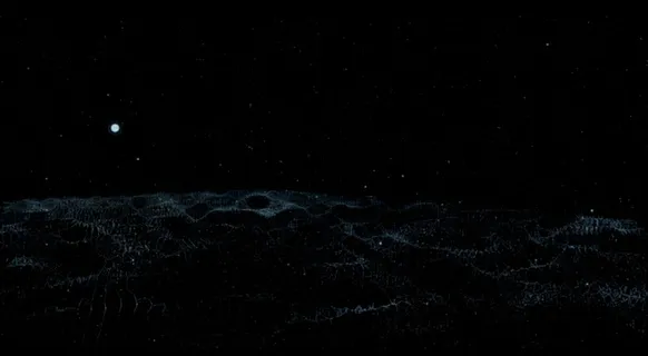 三维空间发光粒子漂浮 三维空间发光粒子漂浮