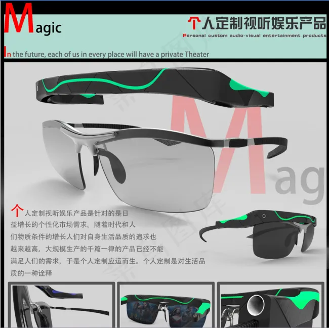 科技眼镜设计(3508X4961(DPI:150))psd模版下载