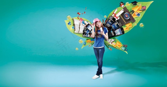 春天一起来图片