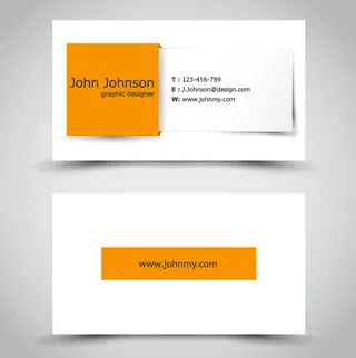 黄色风格的名片模板矢量01无论如何...