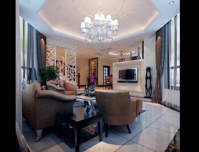 欧式装修设计效果图