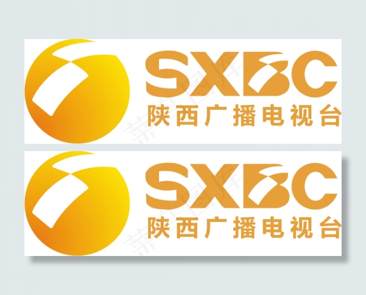 陕西电视台台标cdr矢量模版下载