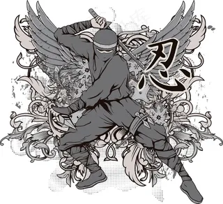 复古T恤设计矢量的石像鬼