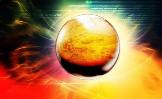 科技感地球素材图片