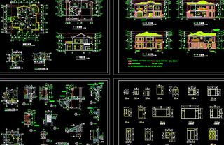 多层别墅施工图