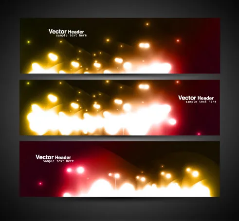 炫酷banner05——矢量素材