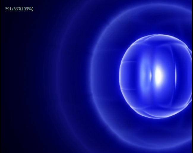 蓝色水晶球动态视频素材