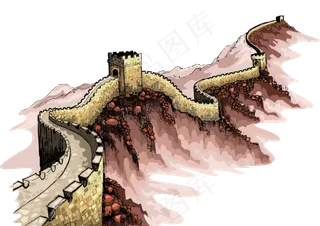 超多款精品北京长城旅游景点PNG海...