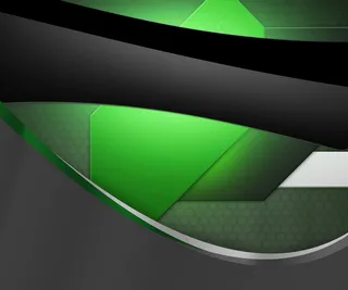 深绿色的背景形状