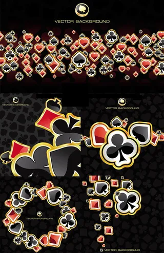 卜克牌花色背景