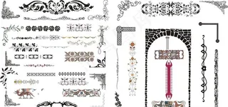 镂空雕刻花纹图案