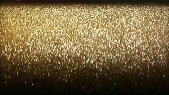 唯美粒子瀑布led大屏背景视频素材