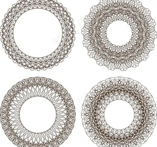 文凭毕业证书防伪花纹花边图片