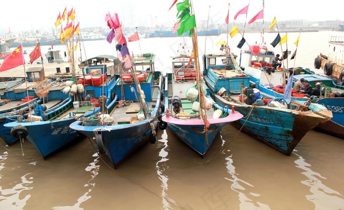 舟山港口船只图片