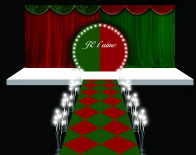 婚礼资料布置图库婚庆背景舞台现场效果图