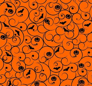 万圣节无缝图案背景矢图片