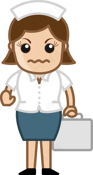 愤怒的护士医生