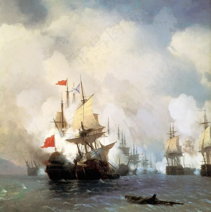 1770年6月西厄斯海峡战役图片