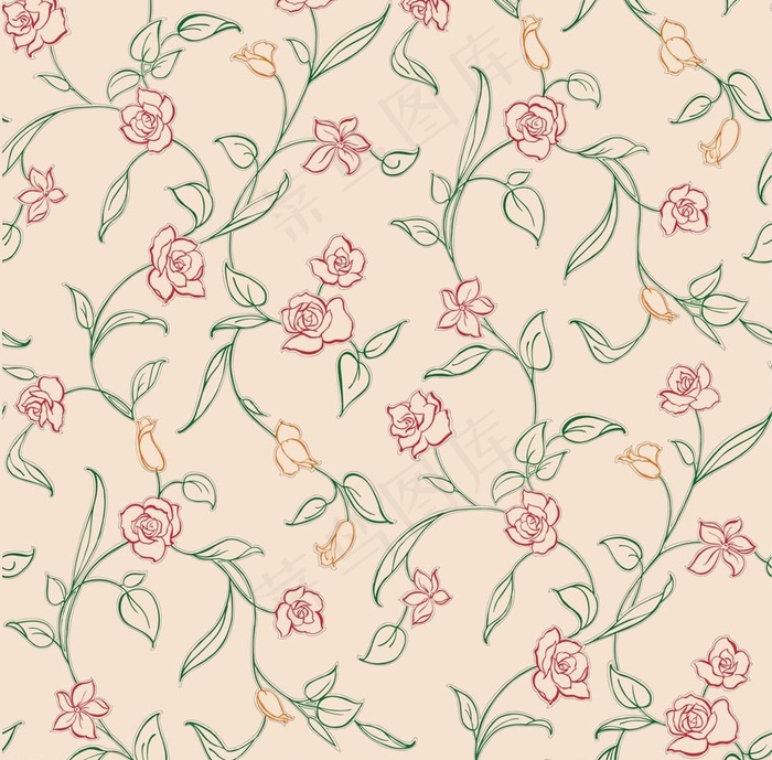 装饰画 花纹 壁纸图片