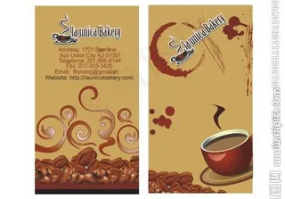 咖啡名片 全矢量图片