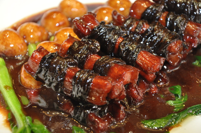干豇豆红烧肉图片