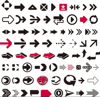各种各样的箭头设计矢量素材