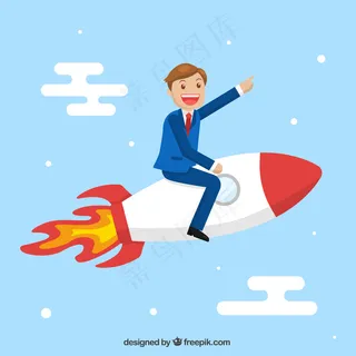 卡通人物扁平化可爱各种职业矢量素材