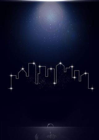 清新星空北斗七星广告背景